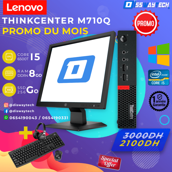 lenovo M710q PC bureau maroc